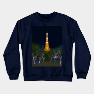 Tokyo Tower (Night) Crewneck Sweatshirt